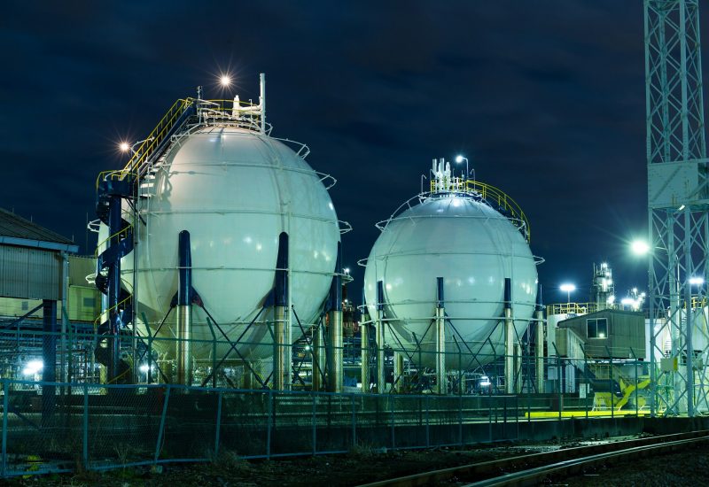 Gas storage tanks